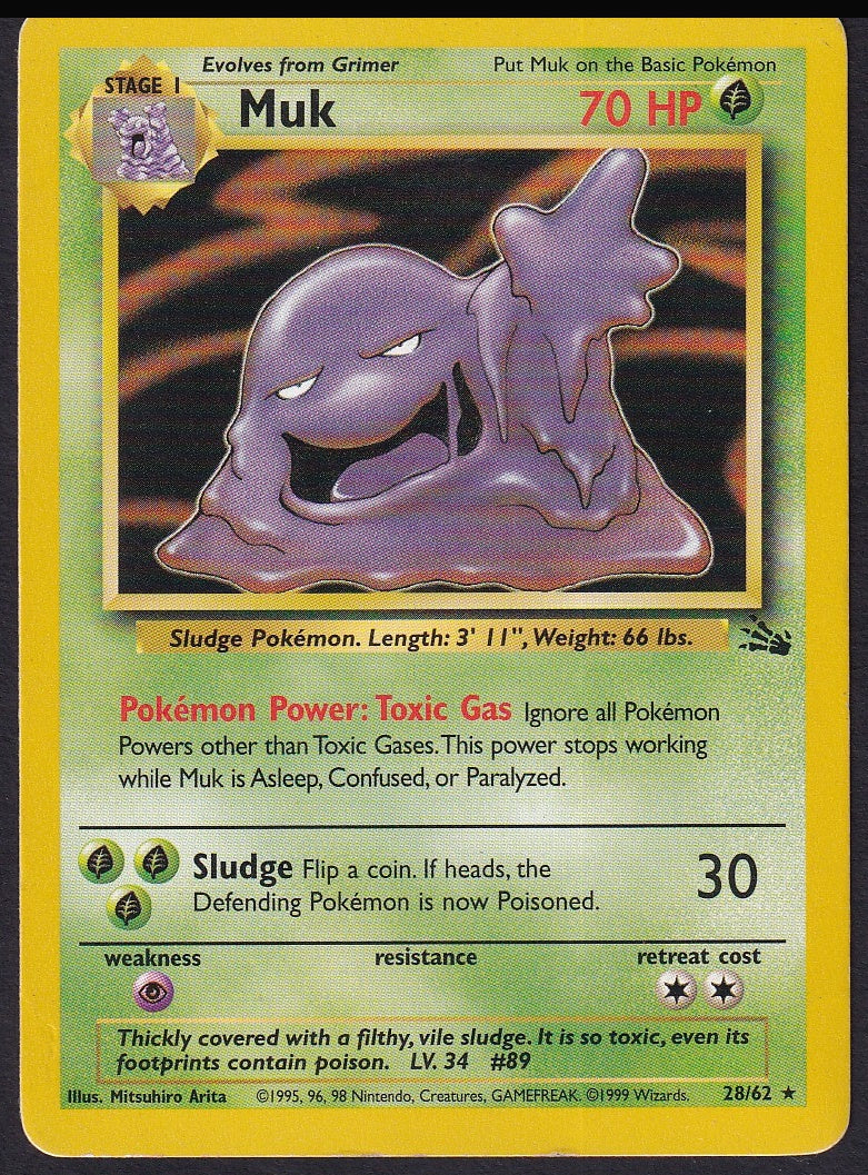 Muk 28/62 Fossil Rare front