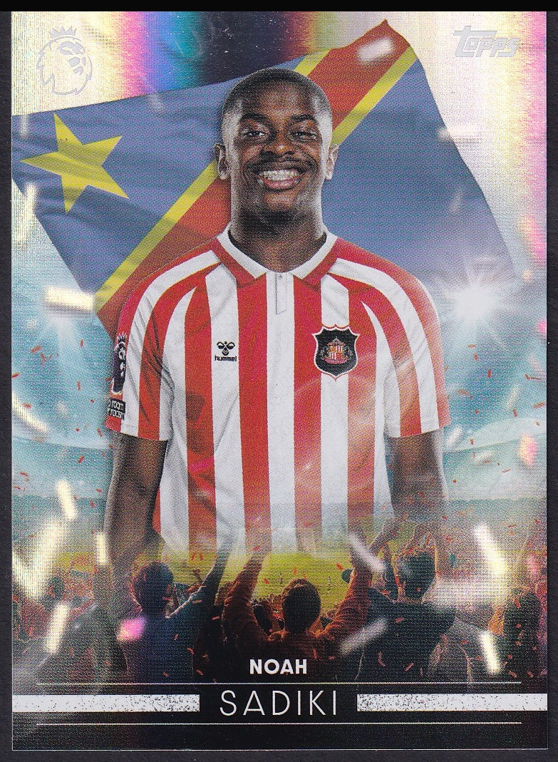 Noah Sadiki FF 23 2026/27 Topps Flagship Premier League Flying the Flag | Near Mint