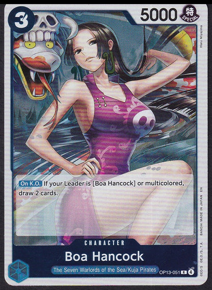 One Piece Boa Hancock OP13-051 Carrying On His Will Rare R | Near Mint