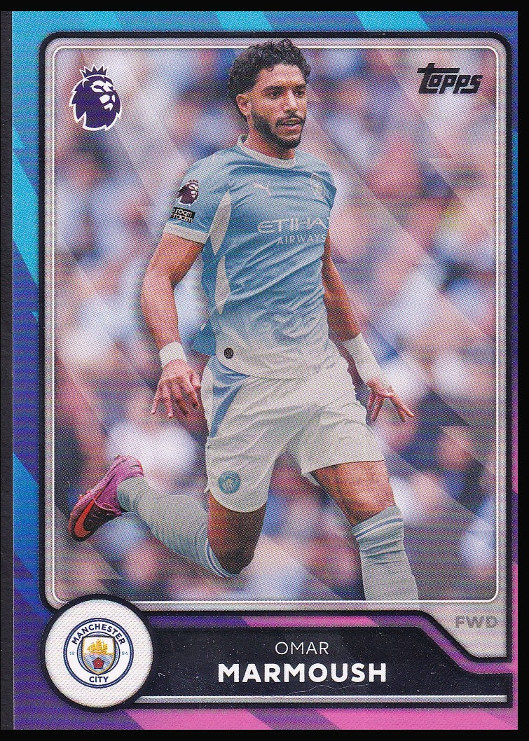 Omar Marmoush 187 2026/27 Topps Flagship Premier League Black Parallel 06/10 | Near Mint