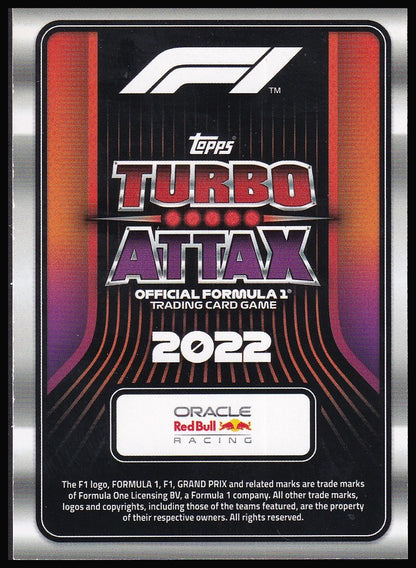 2022 Topps Formula 1 Turbo Attax card back