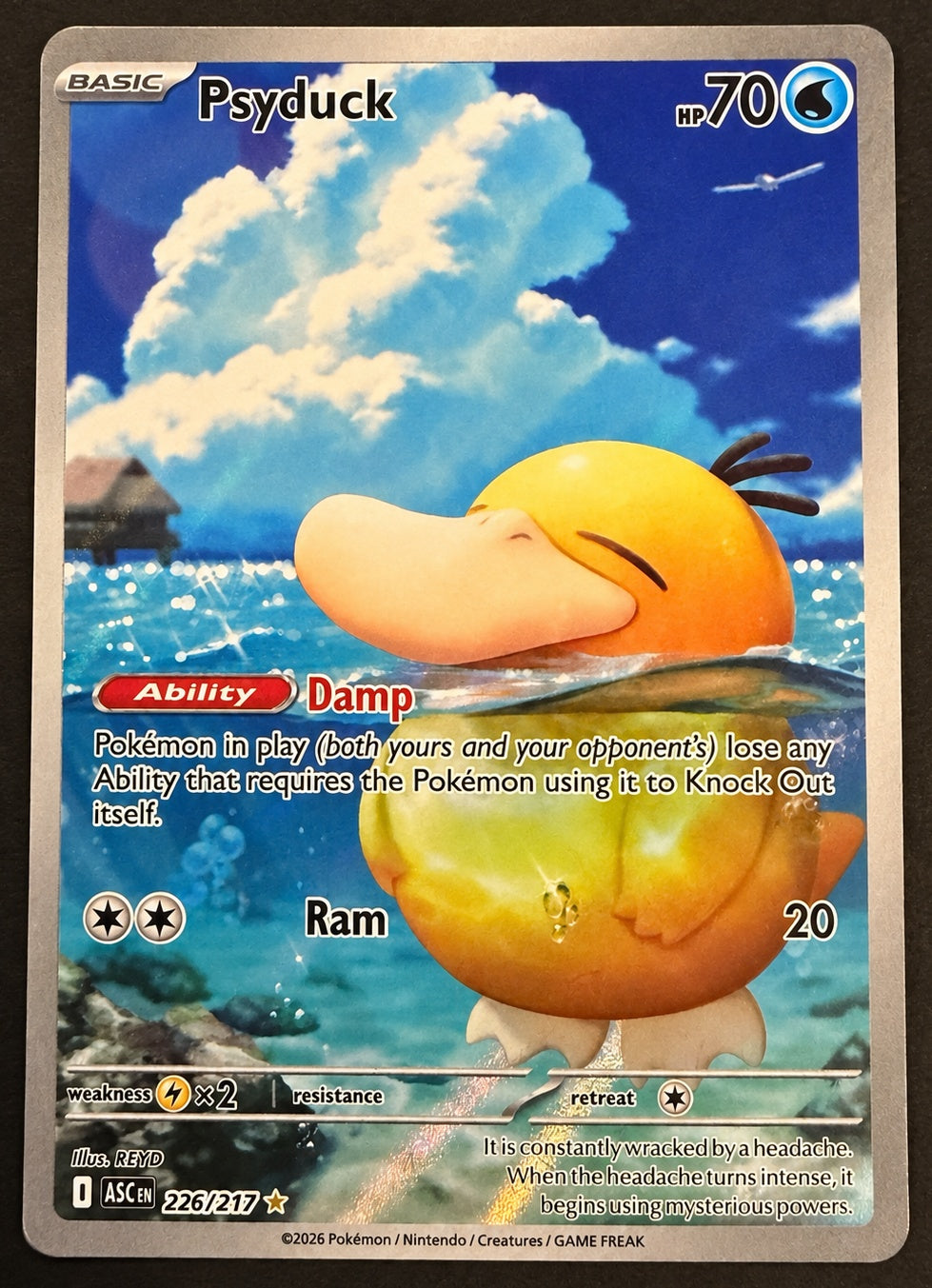 Psyduck 226/217 Ascended Heroes Illustration Rare | Near Mint