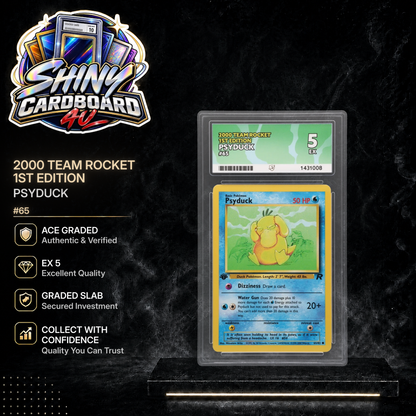 Psyduck 65/82 2000 Team Rocket 1st Edition ACE 5 | EX
