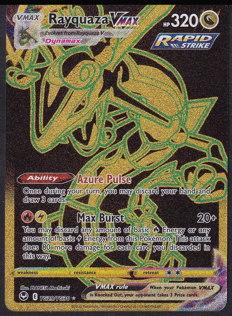 Rayquaza VMAX TG20/TG30 Silver Tempest Trainer Gallery front