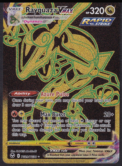 Rayquaza VMAX TG20/TG30 Silver Tempest Trainer Gallery front