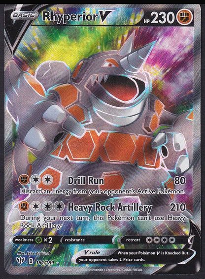 Rhyperior V 181/189 Darkness Ablaze front