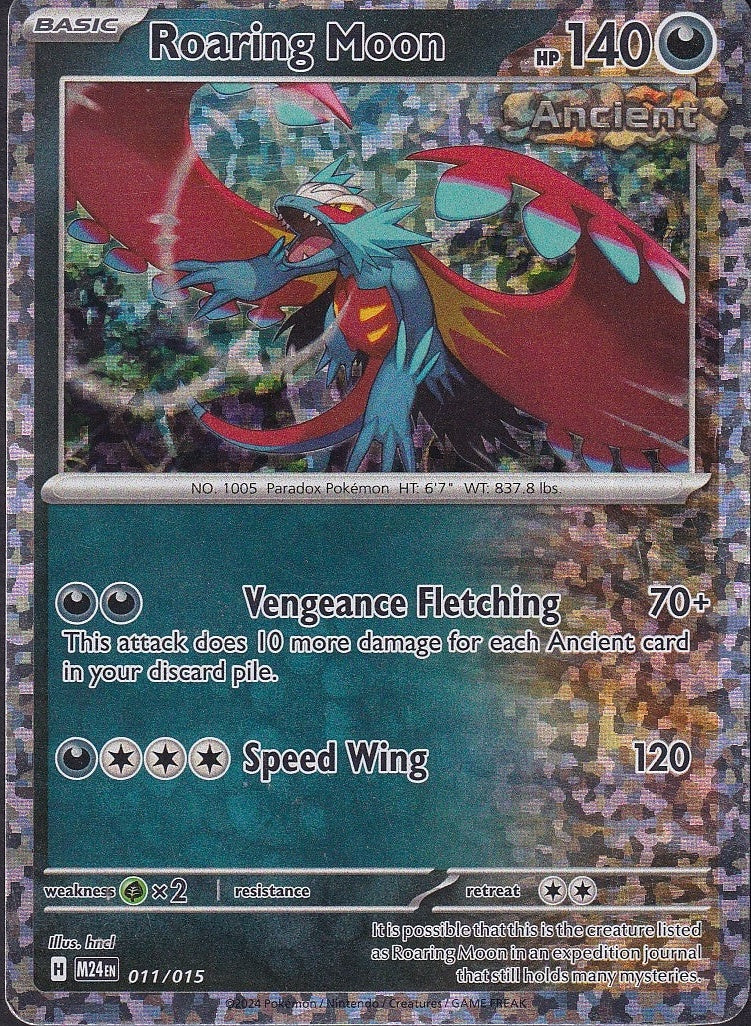 Roaring Moon 011/015 McDonald's Collection 2024 Holo front