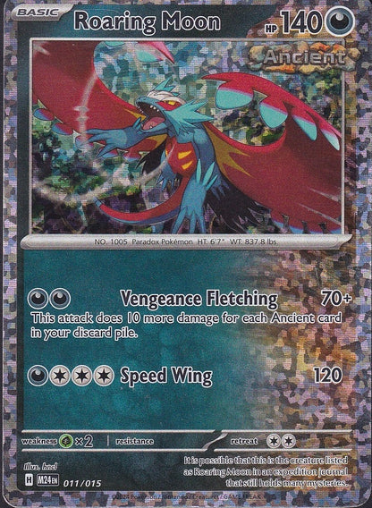 Roaring Moon 011/015 McDonald's Collection 2024 Holo front