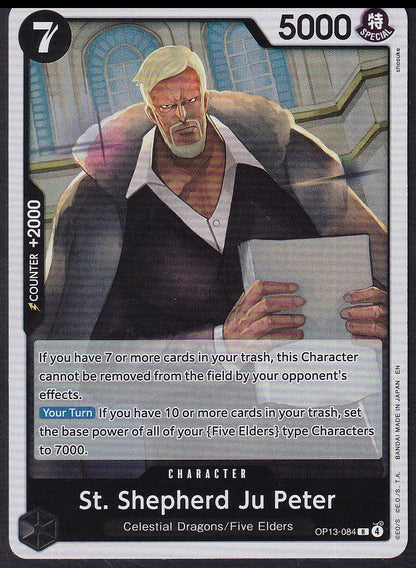 One Piece St. Shepherd Ju Peter OP13-084 Carrying On His Will Rare R | Near Mint