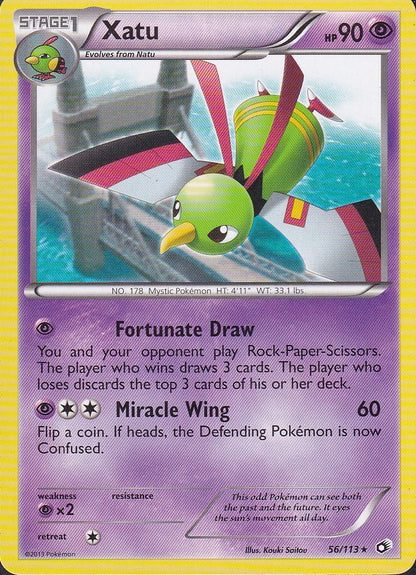 Xatu 56/113 Legendary Treasures Rare Lightly Played card