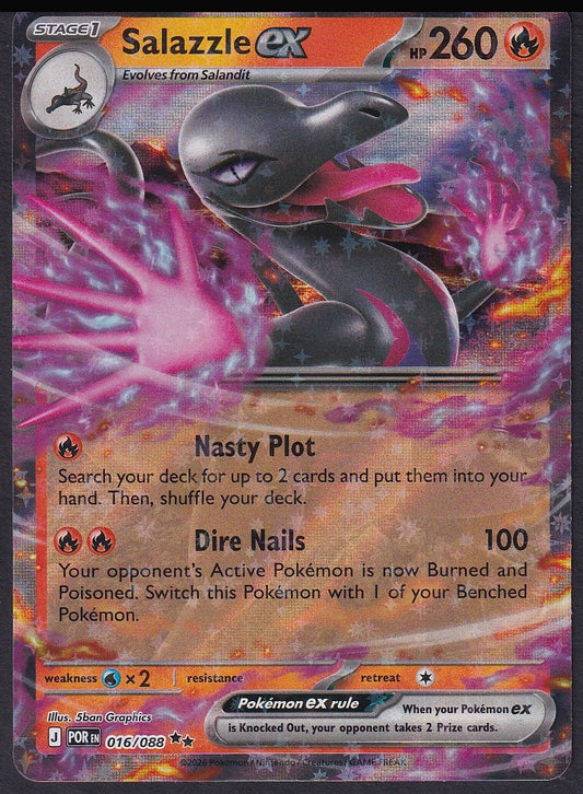 Salazzle ex 016/088 Perfect Order Double Rare front
