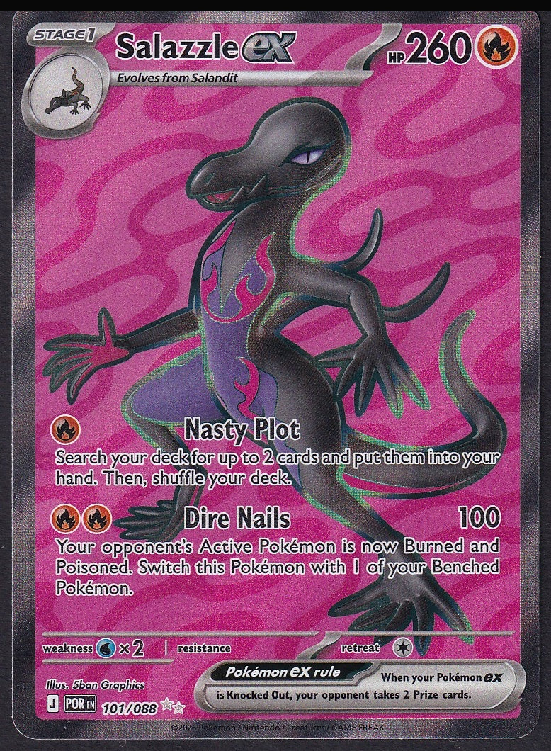 Salazzle ex 101/088 Perfect Order Ultra Rare front