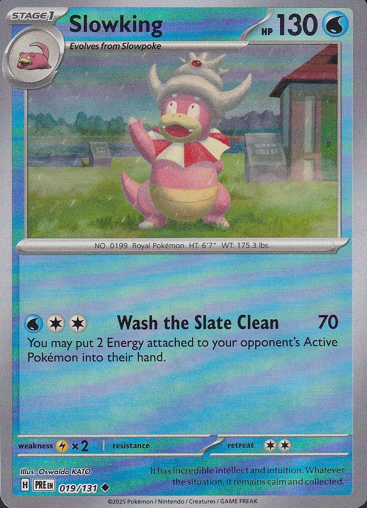 Slowking 019/131 Prismatic Evolutions Poké Ball Reverse Holo Near Mint card