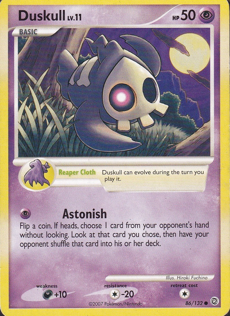 Duskull 86/132 Secret Wonders Common Lightly Played card
