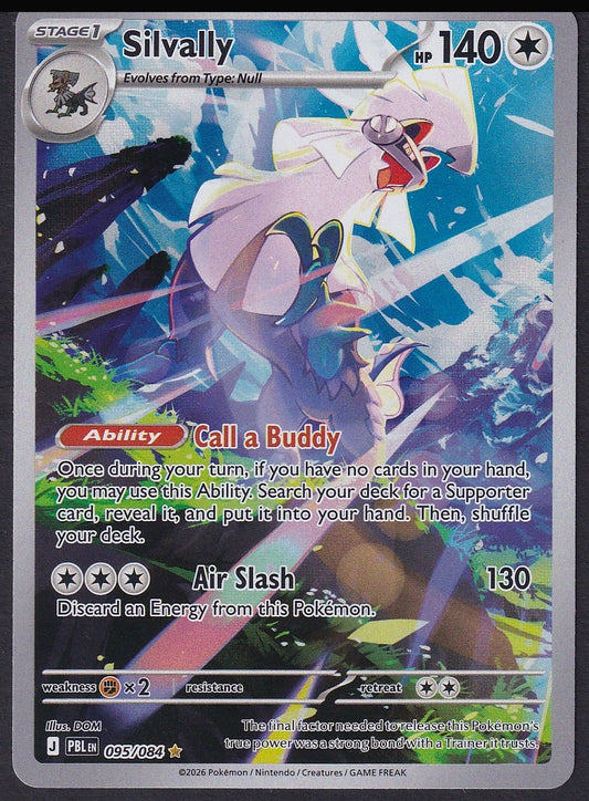 Silvally 095/084 Pitch Black Illustration Rare Holo | Near Mint