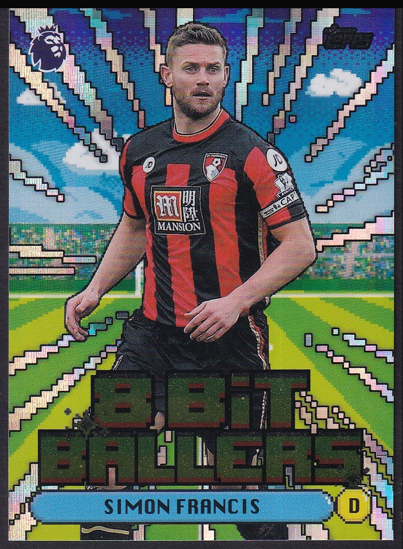 Simon Francis 8B 4 2026/27 Topps Flagship Premier League 8-Bit Ballers | Near Mint