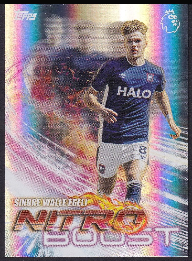Sindre Walle Egeli NB 24 2026/27 Topps Flagship Premier League Nitro Boost | Near Mint