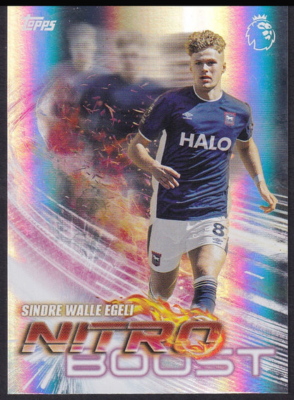Sindre Walle Egeli NB 24 2026/27 Topps Flagship Premier League Nitro Boost | Near Mint