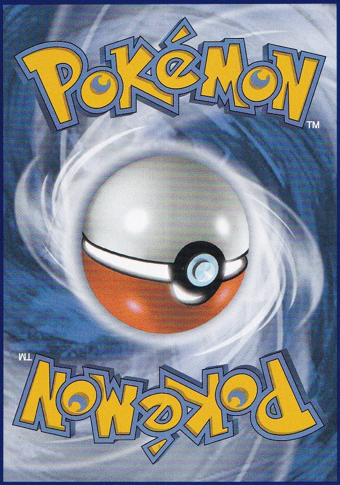 Pokémon card back