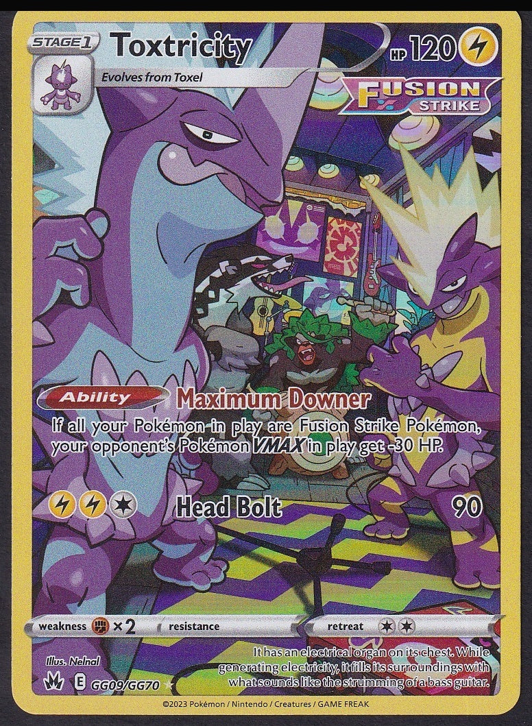Toxtricity GG09/GG70 Crown Zenith Galarian Gallery front