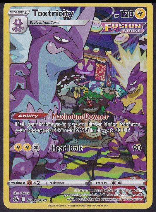 Toxtricity GG09/GG70 Crown Zenith Galarian Gallery front
