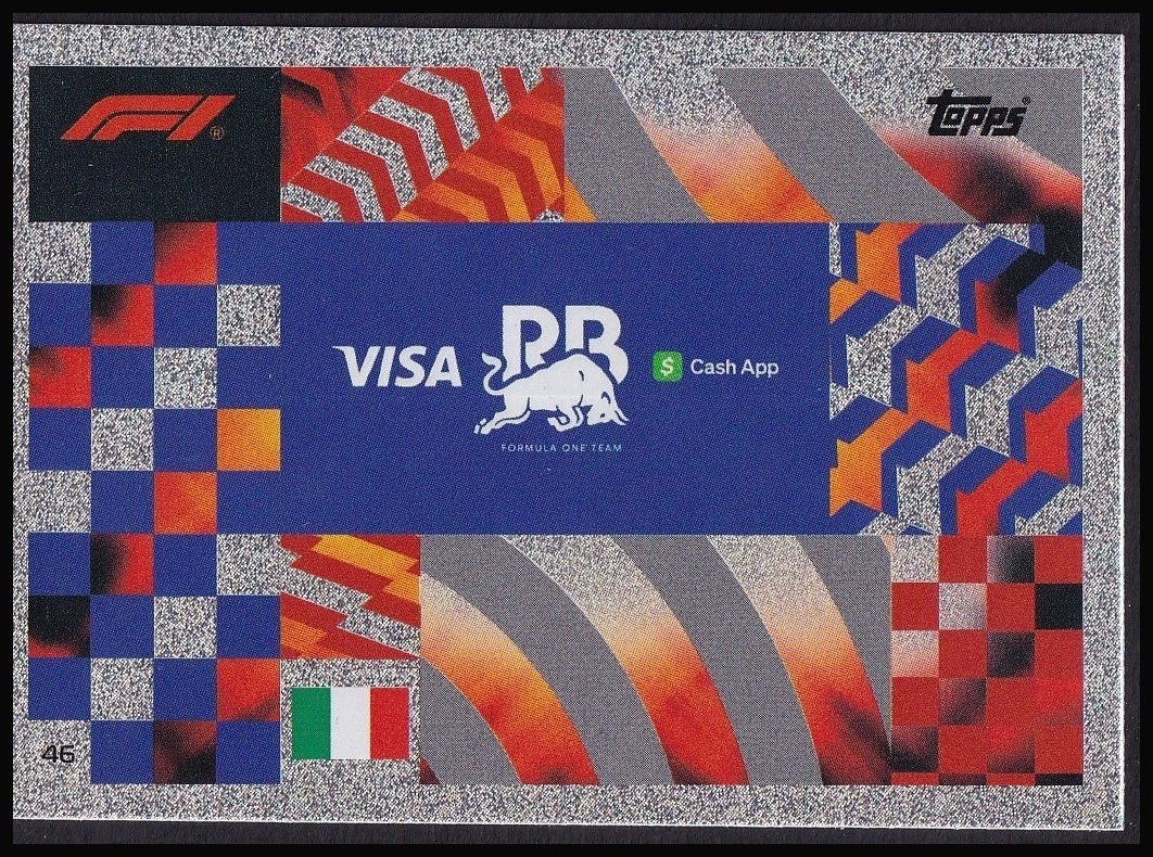 Visa Cash App RB 46 2026 Topps Formula 1 Turbo Attax F1 Team Logos | Near Mint front