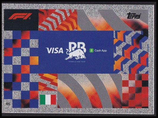 Visa Cash App RB 46 2026 Topps Formula 1 Turbo Attax F1 Team Logos | Near Mint front