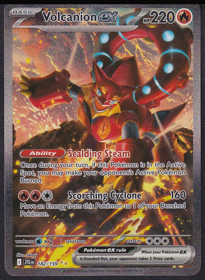 Volcanion ex 182/159 Journey Together Special Illustration Rare front