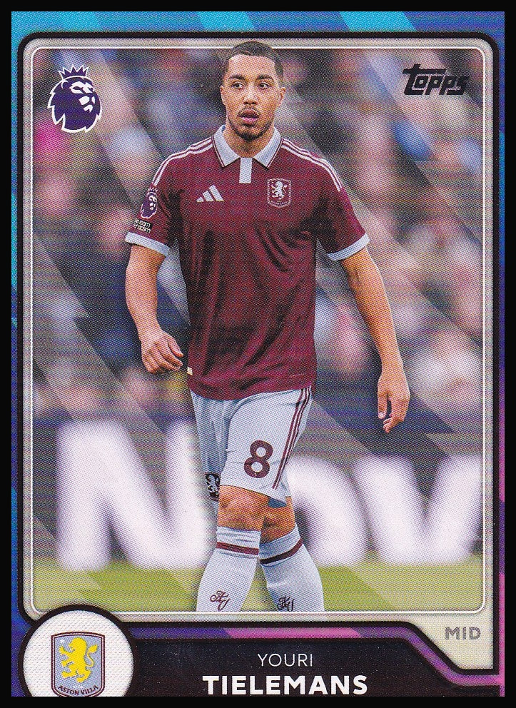 Youri Tielemans 42 2026/27 Topps Flagship Premier League Parallel | Near Mint